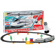 SCATOLA 49 PEZZI PLAYSET RADIOCOMANDO A 2 VIE TRENI VELOCI CON PISTA 264CM TRENINO GIOCATTOLO EXPRESS TRENO PASSEGGERI