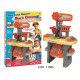 SCATOLA 31 PEZZI PLAYSET BRICO JUNIOR WORKOUT BANCO OFFICINA 54X37X20CM TANTI ATTREZZI PER DIVERTIRTI FACILE MONTAGGIO