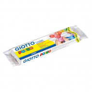 PANETTO PLASTILINA GIOTTO PONGO 450GR.SOFT IL VERO PONGO PER MODELLARE COLORE BIANCO NON ESSICCA. FILA MADE IN ITALY