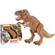 DINOSAURO T REX 33X28CM APRE E CHIUDE LE FAUCI URLA CAMMINA E PROIETTA SUL TERRENO FIGURE DI ALTRI FEROCI DINOSAURI!