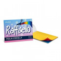 ALBUM RAFFAELLO TAGLIA E INCOLLA 50 FOGLI PER COLLAGE E LAVORETTI IN CARTA 90GR.24X33CM 10 COLORI FAVINI MADE IN ITALY