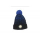 CAPPELLINO INVERNALE CON PON PON FC INTERNAZIONALE NEROAZZURRO LOGO RICAMATO PRODOTTO UFFICIALE PERSEO TRADE ITALY