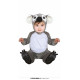 COSTUME CARNEVALE KOALA BABY 12/24MESI VESTITO COMPLETO MONOTUTA CAPUCCIO PIEDI X TRAVESTIMENTI A TEMA ANIMALI NO ACCESS