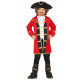 COSTUME PIRATA BABY 7/9 ANNI VESTITO CARNEVALE CORSARO 4 PEZZI CAPPELLO/GIACCA/CAMICIA/PANTALONE C/SCARPE NO ACCESSORI