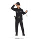 KIT COMPLETO POLICE COSTUME CARNEVALE POLIZIA BABY 5/6 ANNI VESTITO POLIZIOTTO TUTA/CAPPELLO/CINTURONE/PISTOLA/MANETTE