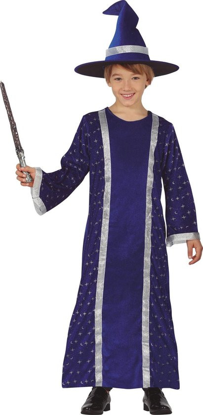 Vestito Bambino Mago Vestito Mago Merlino Fai Da Te Costume Mago