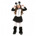 COSTUME CARNEVALE ORSO PANDA BIMBA 7/9ANNI VESTITO CON CAPUCCIO PER TRAVESTIMENTI E FESTE A TEMA ANIMALI NO ACCESSORI