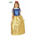 COSTUME CARNEVALE PRINCIPESSA DEL BOSCO 5/6 ANNI VESTITO PER TRAVESTIMENTI A TEMA FIABE FAVOLE DI BIANCANEVE NO ACCESSOR