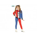 COSTUME CARNEVALE HARLEY QUINN 14/16ANNI PANTALONI- MAGLIA-GIACCA PER TRAVESTIMENTI A TEMA THE JOKER BATMAN NO ACCESSORI