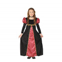 COSTUME CARNEVALE DAMA MEDIEVALE 7/9 ANNI PER TRAVESTIMENTI A TEMA MEDIOEVO LADY DAMA DI CORTE SOLO VESTITO NO ACCESSORI