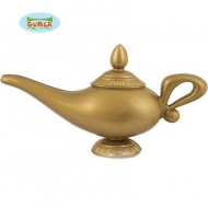 LAMPADA DI ALADINO GENIO ACCESSORI PER TRAVESTIMENTI DI CARNEVALE SCENE E SPETTACOLI A TEMA GENIO DELLA LAMPADA ORO 22C