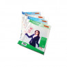 CONFEZIONE 50 BUSTE FORATE TRASPARENTI LUCIDE 60 MICRON A4 22X30CM S100 COMPATIBILE CON TUTTI I RACCOGLITORI.NIK OFFICE