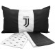 COMPLETO LETTO 1 PIAZZA FC JUVENTUS LENZUOLA SOPRA 150X280CM SOTTO C/ANGOLI 90X190CM FEDERA 50X80CM PRODOTTO UFFICIALE