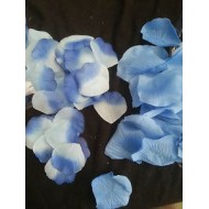 CONFEZIONE 100 GR.288 PETALI AZZURRI SINTETICI PER DECORAZIONI