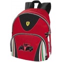 ZAINO AMERICANO FERRARI KIDS 1 ZIP TASCA CON ZIP STAMPA AUTO FORMULA UNO N°16 A RILIEVO PRODOT.UFFIC.PANINI SCUOLA ITALY