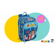 ME CONTRO TE SOFÌ E LUÌ ZAINO SCUOLA ORGANIZZATO 3 ZIP 44X32X21CM BLU BOYS CON LUCI YOUNG PEOPLE DA POOL OVER ITALY