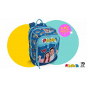 ME CONTRO TE SOFÌ E LUÌ ZAINO SCUOLA ORGANIZZATO 3 ZIP 44X32X21CM BLU BOYS CON LUCI YOUNG PEOPLE DA POOL OVER ITALY