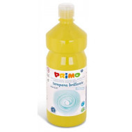 TEMPERA PRONTA PRIMI PASSI COLORE A TEMPERA GIALLO DA 1 LITRO UTILE A SCUOLA SUPERLAVABILE PRIMO MOROCOLOR MADE IN ITALY