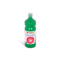 TEMPERA PRONTA PRIMI PASSI COLORE VERDE 610 GREEN 1 LITRO UTILE A SCUOLA SUPERLAVABILE PRIMO MOROCOLOR MADE IN ITALY