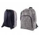 ZAINO ORGANIZZATO COMIX ALLOVER LEOPARD 42X32X15CM.ZAINO SCUOLA COMIX 3 ZIP + 2 TASCHE CON ZIP DA PANINI SCUOLA ITALY