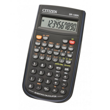 CALCOLATRICE SCIENTIFICA CITIZEN SR-135N 1 LINEA SCHERMO A 8+2 CIFRE 128 FUNZIONI SCHOOL SCIENTIFIC CALCULATUR CITIZEN