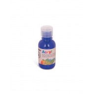 TEMPERA ACRILICA FLACONE 125ML COLORE BLU OLTREMARE COLORE ACRILICO FINE ALTA QUALITÀ PRIMO CMP MOROCOLOR MADE IN ITALY