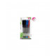 BLISTER 12 PENNE A SFERA PUNTA MEDIA 1MM COLORI ASS.4 BLU 6 NERE 2 ROSSE SCRITTURA FLUIDA E SCORREVOLE IKONA CWR MILANO