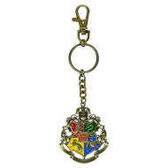 PORTACHIAVI HOGWARTS CREST KEYCHAIN HARRY POTTER THE NOBLE COLLECTION DRACO DORMIENS NUNQUAM TITILLANDUS ORIGINAL