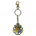 PORTACHIAVI HOGWARTS CREST KEYCHAIN HARRY POTTER THE NOBLE COLLECTION DRACO DORMIENS NUNQUAM TITILLANDUS ORIGINAL