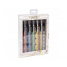 SET 6 PENNE A SFERA HARRY POTTER ASTUCCIO COLORATO STAMPE A TEMA HARRY POTTER SCRITTURA NERA WIZARDING WORLD ORIGINAL