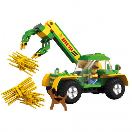 SCATOLA BLOCCHI COSTRUZIONI MATTONCINI COMPATIBILI LEGO FATTORIA ELEVATRICE  AGRO MY FARM LIBRICINO+GIOCATTOLI EDUCATIVI - Parole e Pensieri