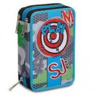 ASTUCCIO SCUOLA 3 ZIP SJ GANG SPORT BOY PLAY INT.45PZ.ALTA QUALITÀ PENNA CANCEL.FRIXION/GIOTTO/PRITT/LYRA.SEVEN ITALY