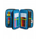 ASTUCCIO SCUOLA 3 ZIP SJ GANG SPORT BOY PLAY INT.45PZ.ALTA QUALITÀ PENNA CANCEL.FRIXION/GIOTTO/PRITT/LYRA.SEVEN ITALY