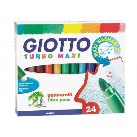 COLORI TURBO MAXI 24PZ GIOTTO