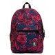 ZAINO SCUOLA ORGANIZZATO INVICTA FANTASY JELEK ROSEROS BACKPACK 43X32X24CM 2 ZIP 2 TASCHE C/ZIP GARAN.4 ANNI SEVEN ITALY