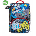 ZAINO SCUOLA SDOPPIABILE BIG SJ GANG CYBER BOY MULTICOLOR+GADGET LO ZAINO CHE CAMBIA QUANDO VUOI TU! SEVEN JUNIOR ITALY