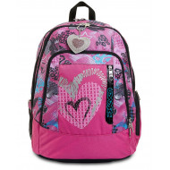 ZAINO SCUOLA SEVEN ADVANCED ORGANIZZATO ROMANTIC FREEDO GIRL 31X43X24CM 30LT TASCA P.PC MAX15"SEVEN ITALY