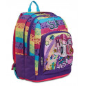 ZAINO SCUOLA ORGANIZZATO ADVANCED SJ GANG JUST MULTICOLOR GIRL31X43X24CM LO ZAINO CHE CAMBIA QUANDO VUOI TU SEVEN ITALY