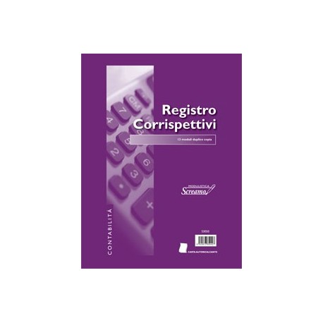 REGISTRO CORRISPETTIVI 13/13 SCREAMO S3050