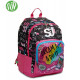 ZAINO SCUOLA ORGANIZZATO ADVANCED SJ GANG DREAM & DO GIRL 31X43X24CM LO ZAINO CHE CAMBIA QUANDO VUOI TU DA SEVEN ITALY