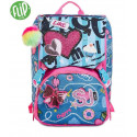 ZAINO SCUOLA SDOPPIABILE BIG SJ GANG JUST DENIM GIRL 27X41X22CM 28 LT.LO ZAINO CHE CAMBIA QUANDO VUOI TU SJ SEVEN ITALY