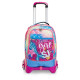 ZAINO SCUOLA TROLLEY JACK 3WD SJ GANG OCEANLED GIRL ZAINO CON TROLLEY SGANCIABILE 3 RUOTE 37X51X27CM SEVEN JUNIOR ITALY