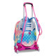 ZAINO SCUOLA TROLLEY JACK 3WD SJ GANG OCEANLED GIRL ZAINO CON TROLLEY SGANCIABILE 3 RUOTE 37X51X27CM SEVEN JUNIOR ITALY