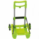 CARRELLINO PORTA ZAINO SJ GANG 3WD PIEGHEVOLE VERDE FLUO CON FASCIA BLOCCA ZAINO BE BOX 28X52X31CM GAR.2ANNI SEVEN ITALY