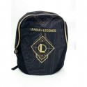 ZAINO FREETIME LEAGUE OF LEGEND ORIGINAL NERO ORO 42X31X15CM 1ZIP ZAINO SCUOLA VIAGGI E TEMPO LIBERO PANINI SCUOLA ITALY