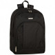 ZAINO ORGANIZZATO COMIX MONOCOLORE NERO 42X32X15CM ZAINO SCUOLA E TEMPO LIBERO 3 ZIP + TASCA CON ZIP PANINI SCUOLA ITALY