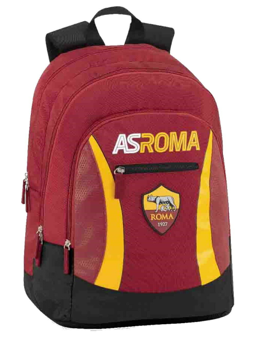Portapenne AS Roma - Astuccio Scuola Bambino, Giallo Rosso, Con Zip, Accessorio Zaino - Foto 10