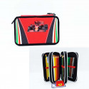 ASTUCCIO CORREDO SCUOLA 3 ZIP SCUDERIA FERRARI SF21 N*16 LECLERC 41PZ C/PENNA FRIXION.+GIOTTO/TRATTO.PANINI SCUOLA ITALY