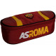 ASTUCCIO OVALE ORGANIZZATO SCUOLA AS ROMA 22X10X6,5CM 1 ZIP E PATTINA PORTA PENNE PRODOTTO UFFICIALE.PANINI SCUOLA ITALY