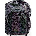 ZAINO ORGANIZZATO REFLECTIVE LINES COMIX SCUOLA TEMPO LIBERO 42X32X17CM 3 ZIP TASCHE C/ZIP 1+2 INT.PANINI SCUOLA ITALY